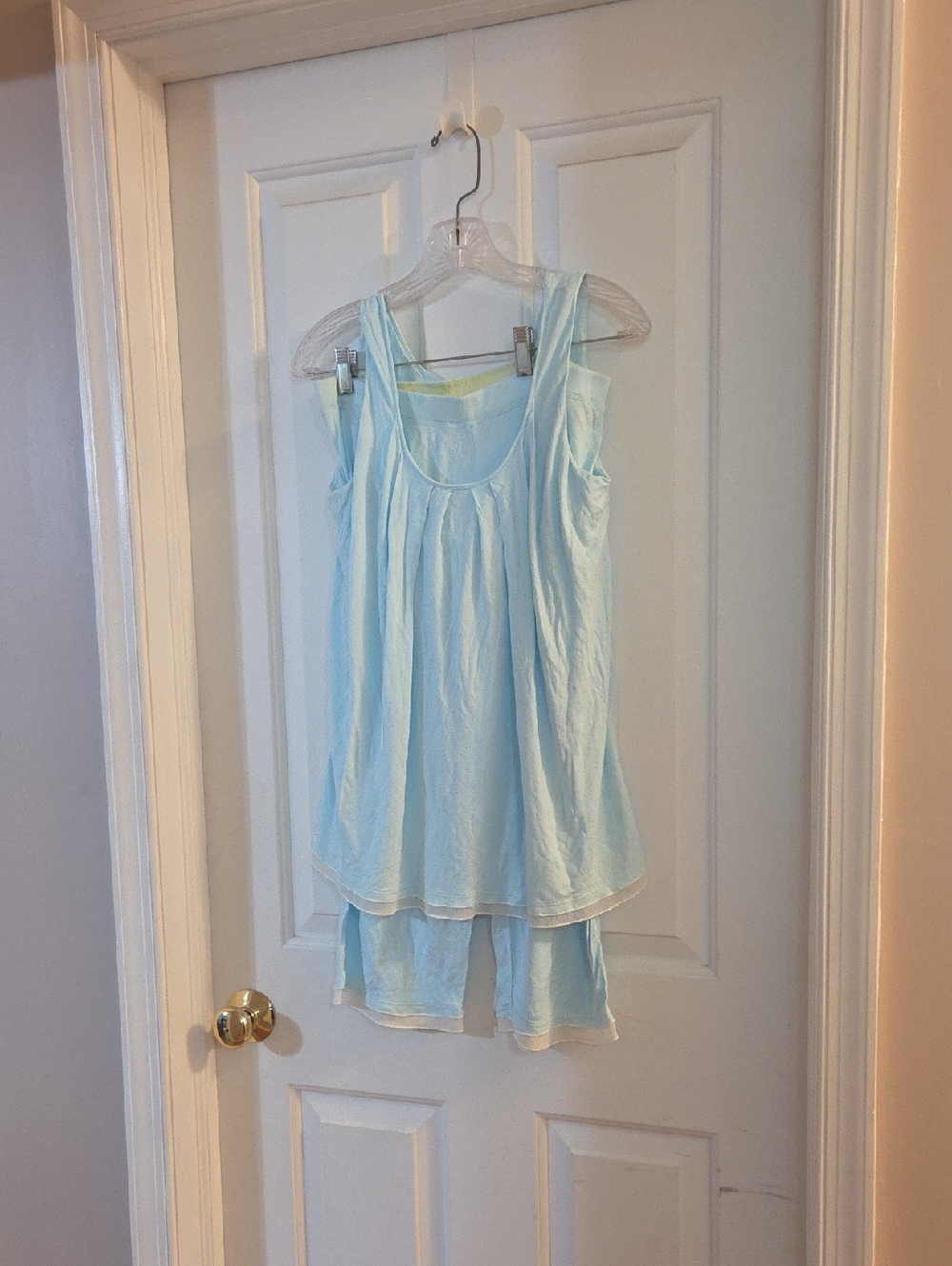 Ellen Tracy Powder Blue Pajama Set  Small